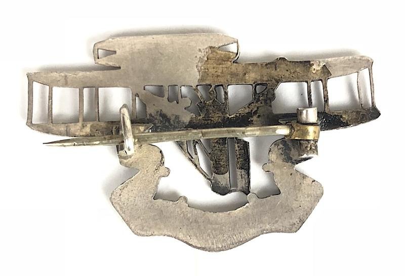 WW1 Henry Farman French Style Biplane 1914 -1916 Abbeville Battle Badge — image 2