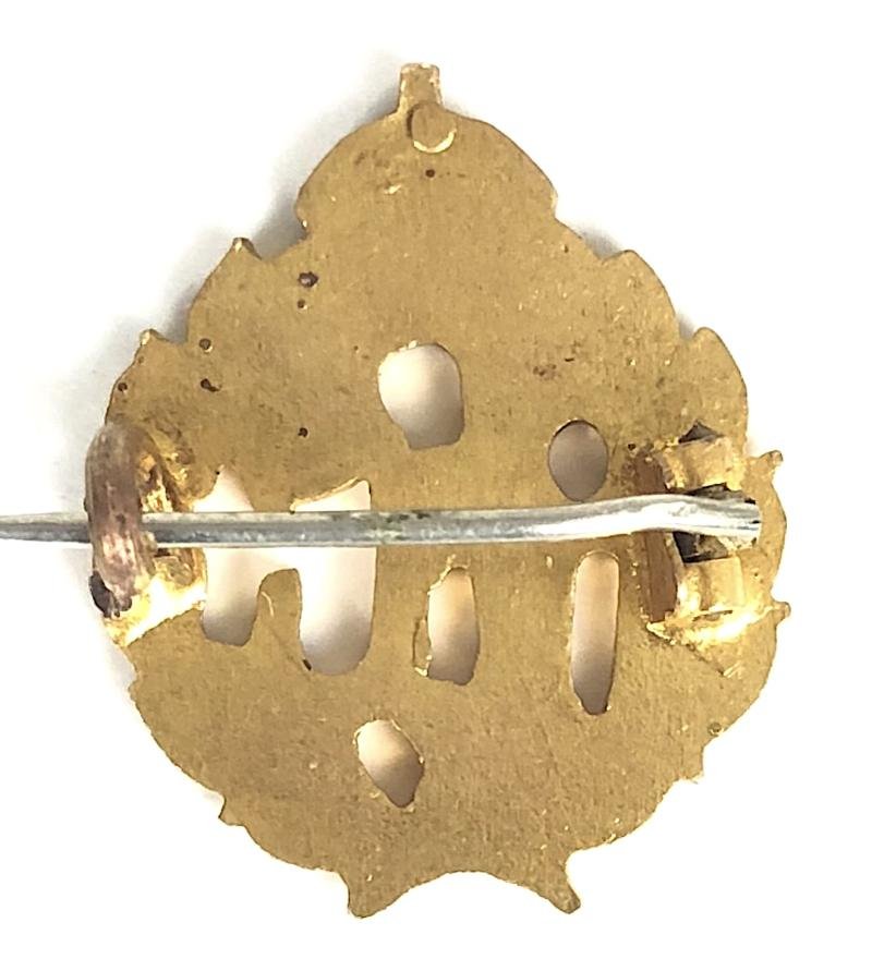 WW1 Royal Flying Corps RFC miniature gilt & enamel badge — image 2