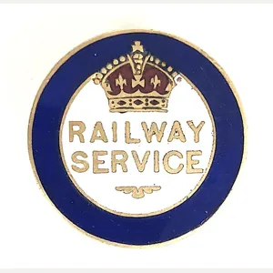 WW1 Rhymney Railway or LB&SCR 1st Issue war service badge