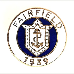 Fairfield Shipbuilding Company 1939 war service badge No 381