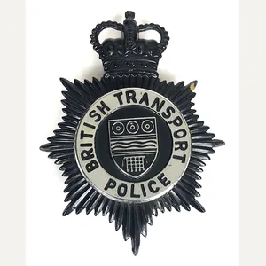 British Transport Police railway helmet plate badge c1962 - 1970