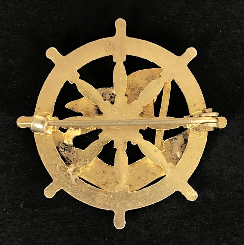 R.M.S. Doric White Star Line Ships Wheel Badge c1923 - 1934 — image 2