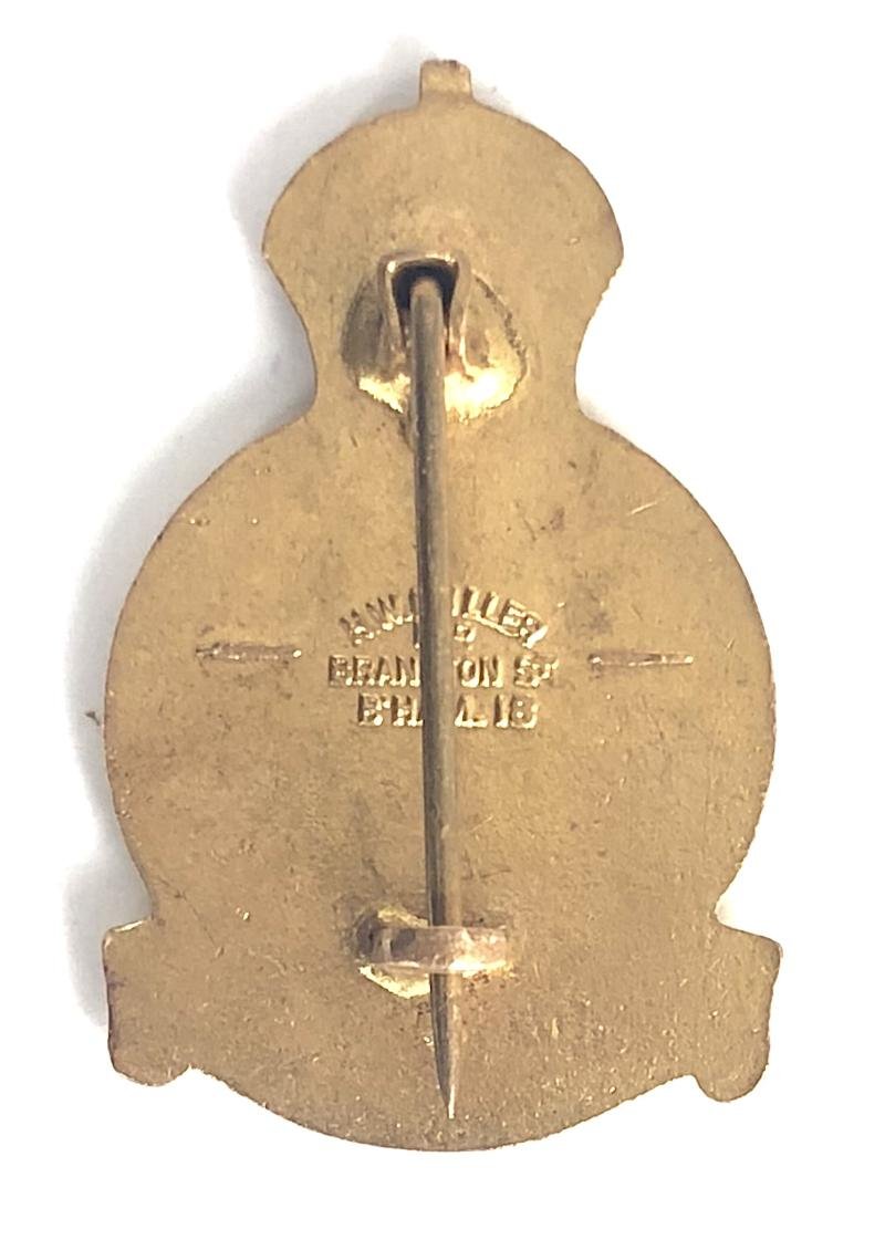 RAF No 607 (County of Durham) Auxiliary Air Force Squadron Badge H.W.Miller — image 2