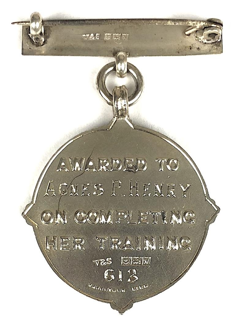 County and City of Perth Royal Infirmary 1962 Hm silver badge Scotland — image 2