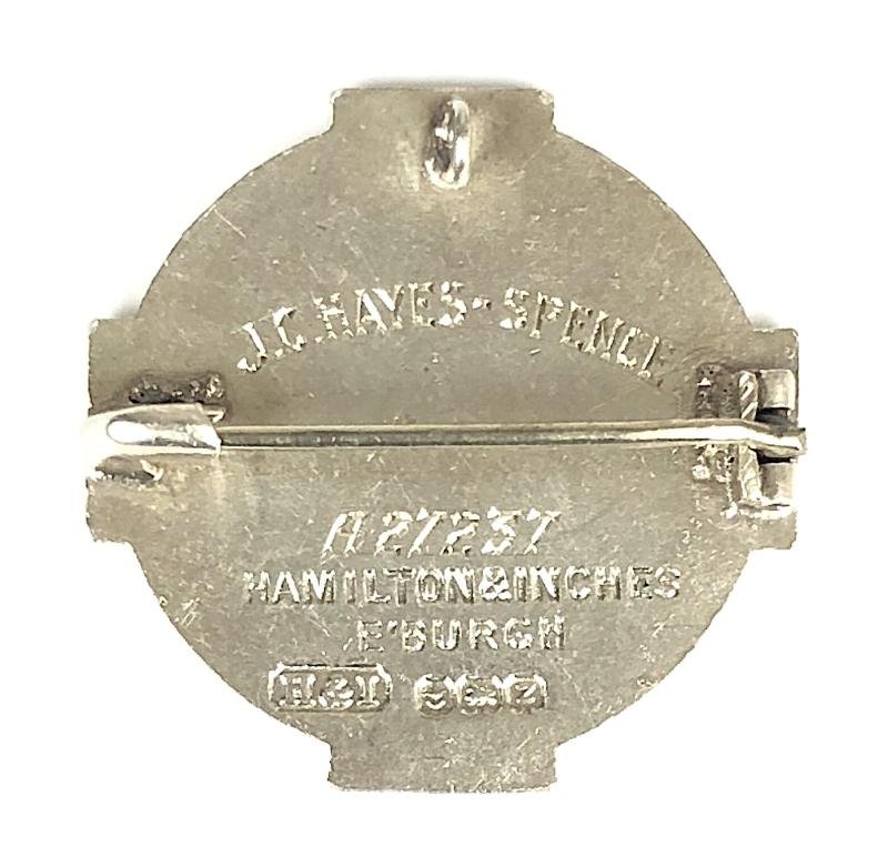 Registered General Nurse Scotland 1949 Hm Silver RGN Badge — image 2