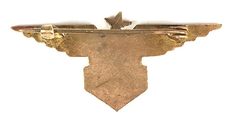 WW2 Free French Air Force pilots wing Forces FAFL supporters badge — image 2