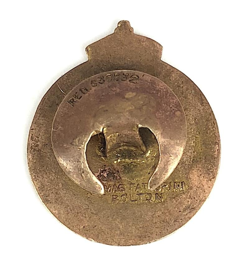 WW1 Clapham Home Defence League VTC lapel badge London — image 2