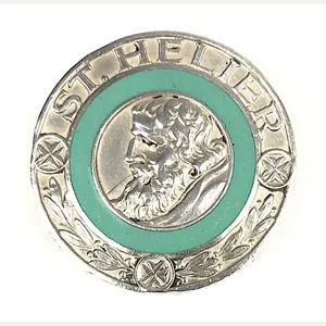 St Helier Hospital 1951 hallmarked silver nurses badge
