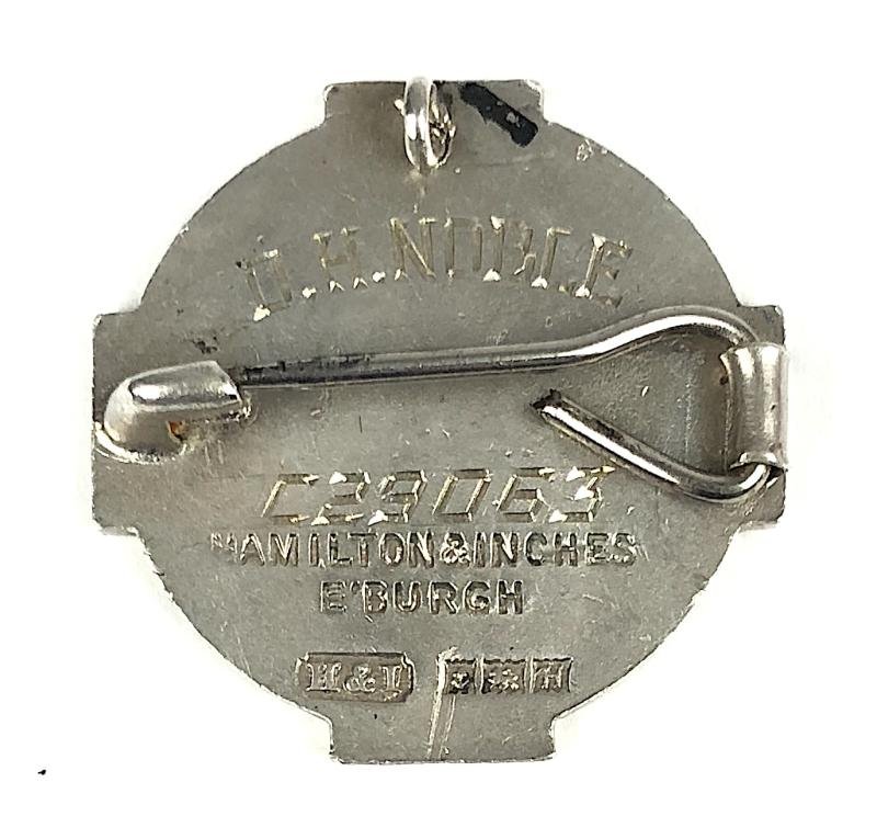 Registered Mental Nurse Scotland 1957 Hm silver RMN badge — image 2