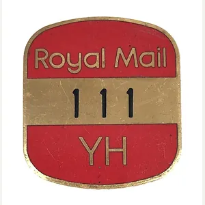 General Post Office GPO Royal Mail postmans security area badge