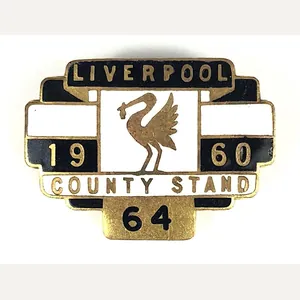 1960 Liverpool County Stand Aintree racecourse horse racing club badge