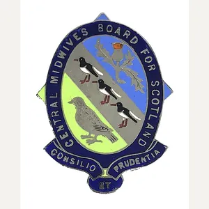 Central Midwives Board For Scotland 1964 Issue Nurses Badge