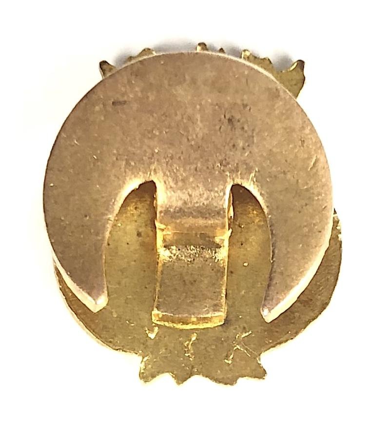 WW2 Merchant Navy gilt and enamel lapel badge — image 2
