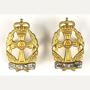 Queen Alexandra's Royal Army Nursing Corps QARANC matching collar badges