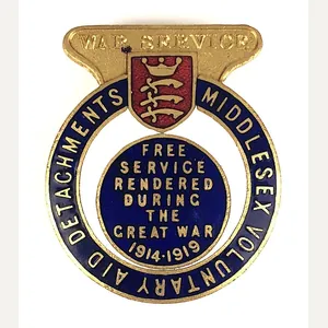 1914 -1919 Voluntary Aid Detachment Middlesex VAD War Service tribute …