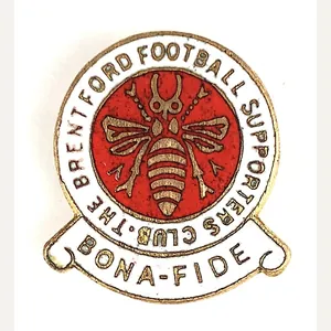 Brentford Football Supporters Club Badge The Bees, London