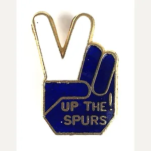 Tottenham Hotspur UP THE SPURS football supporters club badge
