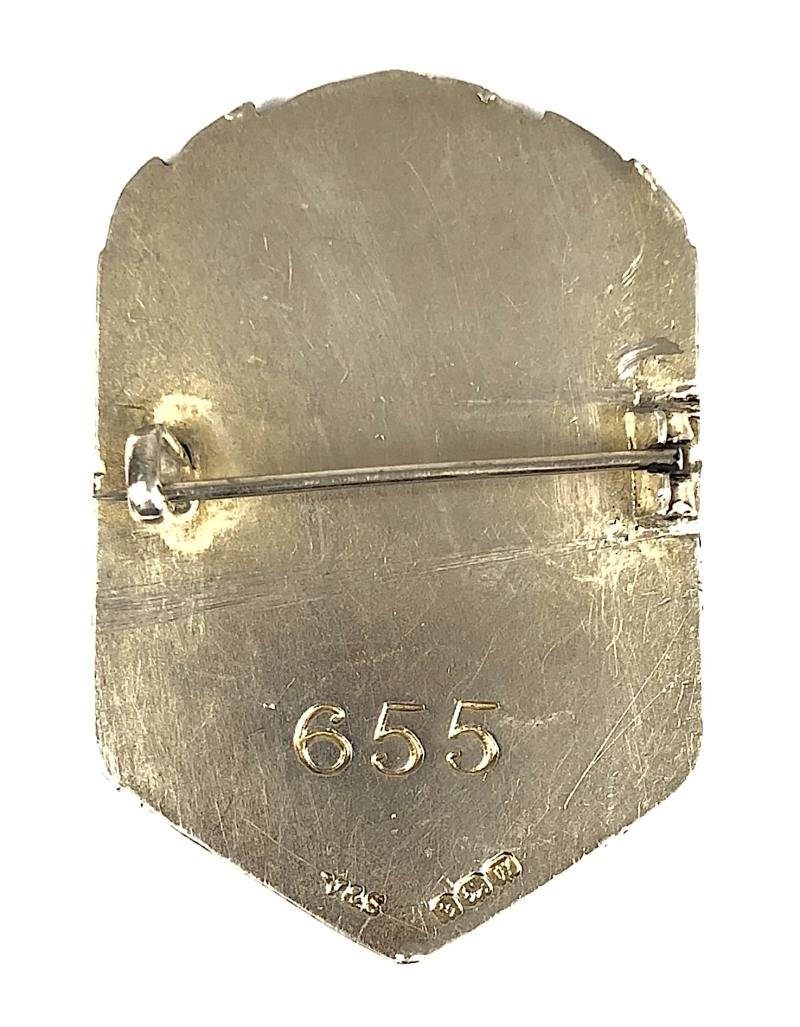General Hospital Nottingham 1946 Hm silver nurses badge — image 2