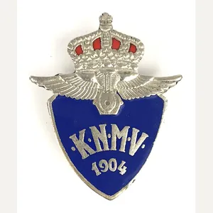 Royal Netherlands Motorcycle Association K.N.M.V. 1904 Badge Kon Begeer Voorschoten