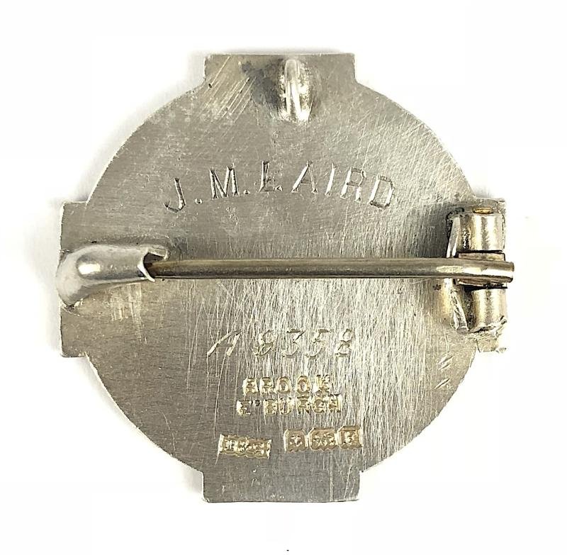 Registered General Nurse Scotland 1930 Hm Silver RGN Badge — image 2