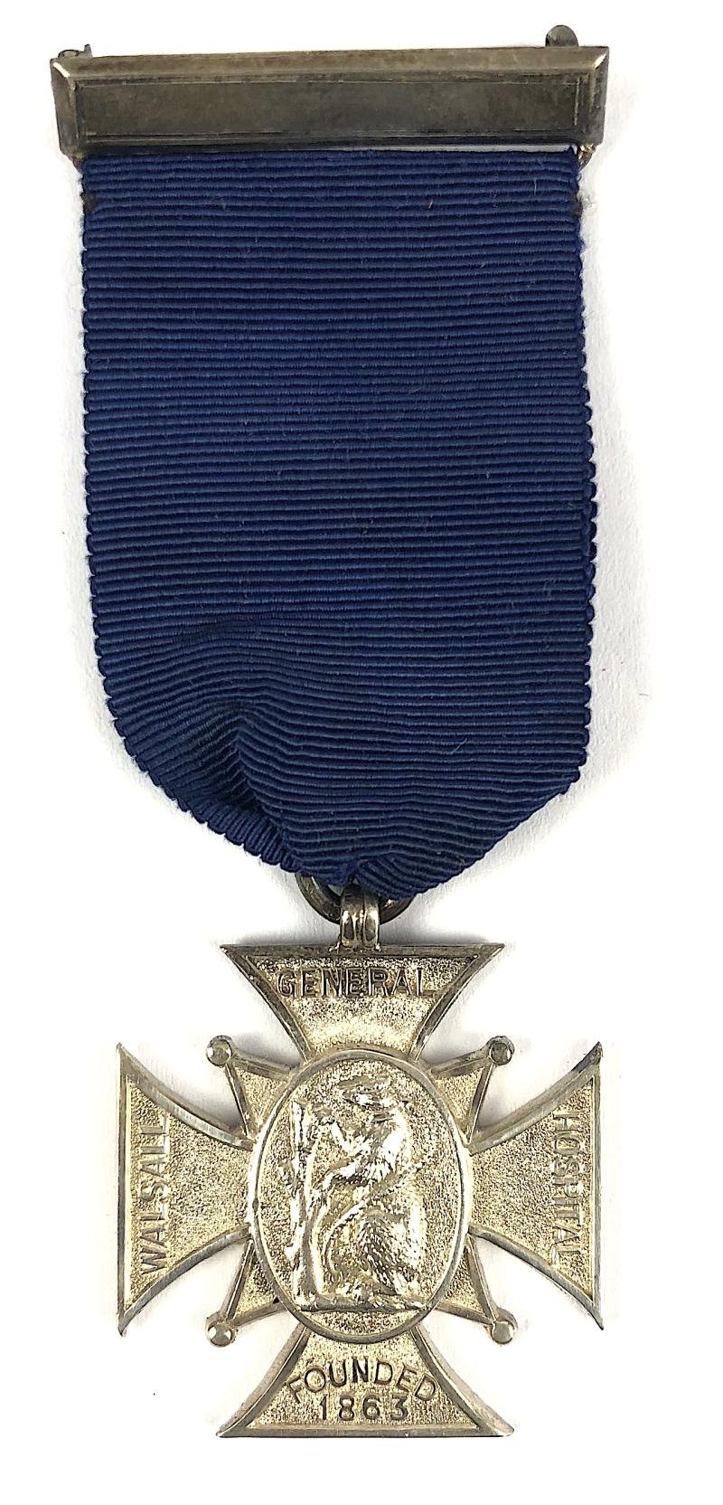 Walsall General Hospital 1924 Assistant Matron Silver Medal & Case — image 2