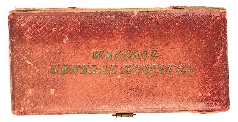 Walsall General Hospital 1924 Assistant Matron Silver Medal & Case — image 6