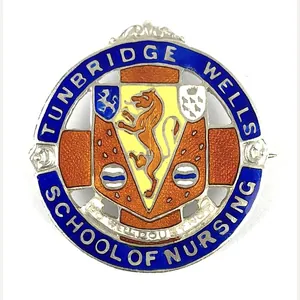 Tunbridge Wells School of Nursing 1952 Hallmarked Silver Badge