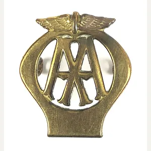 Automobile Association motorist breakdown AA patrolmans collar badge