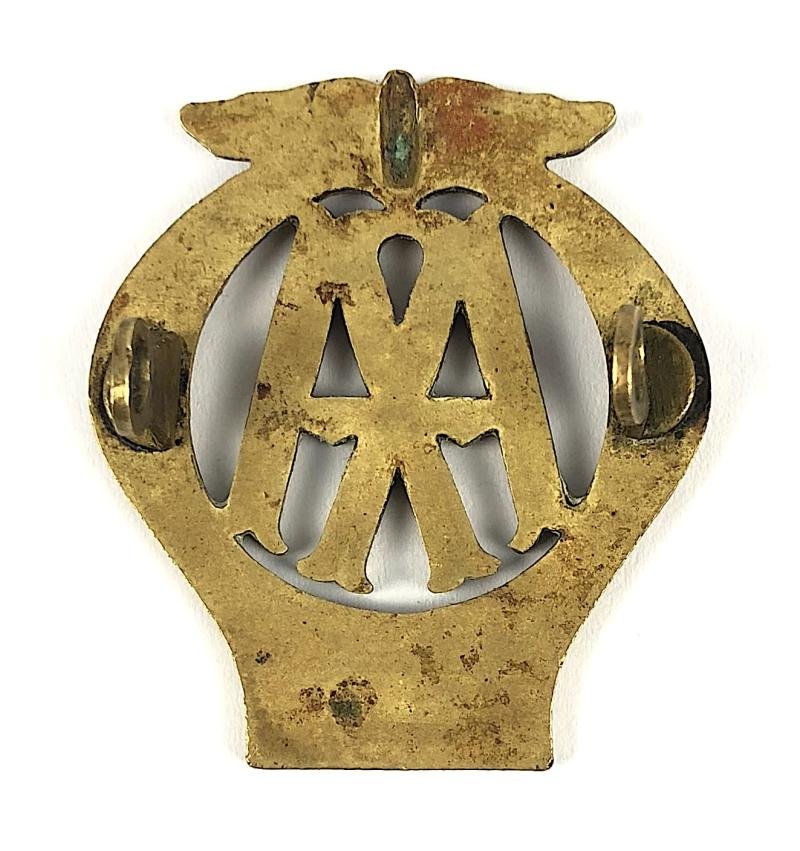 Automobile Association motorist breakdown AA patrolmans cap badge — image 2