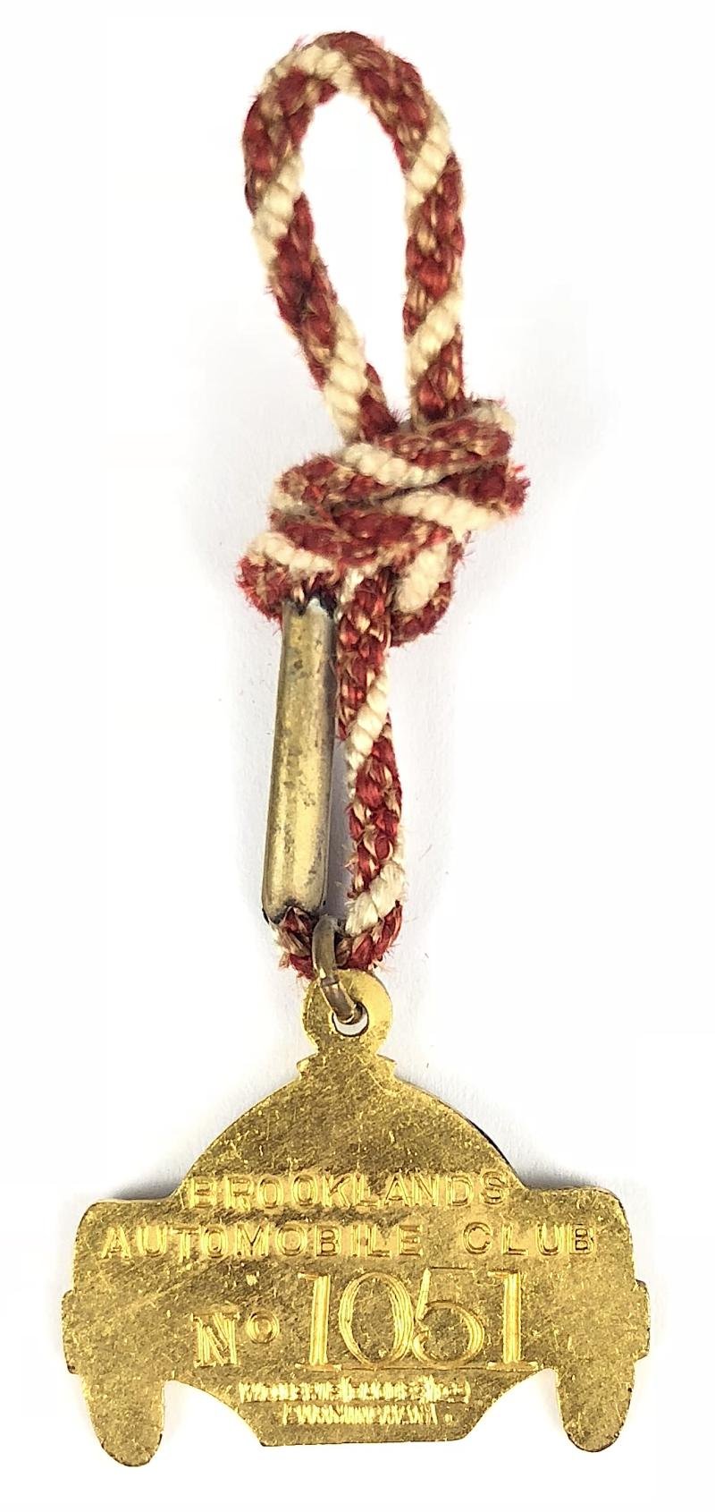 Brooklands Automobile Racing Club BARC 1939 gentlemans membership badge — image 2