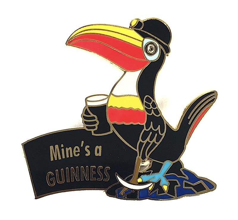 Guinness & Co Limited Edition Millennium Collectable Miner Toucan Badge — image 2