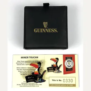 Guinness & Co Limited Edition Millennium Collectable Miner Toucan Badge