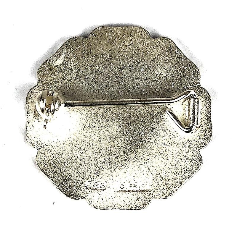 Aberdare Valley Enrolled Nurse Training School Wales 1970 silver hospital badge — image 2