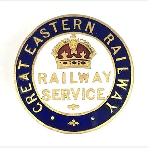 WW1 Great Eastern Railway On War Service Badge
