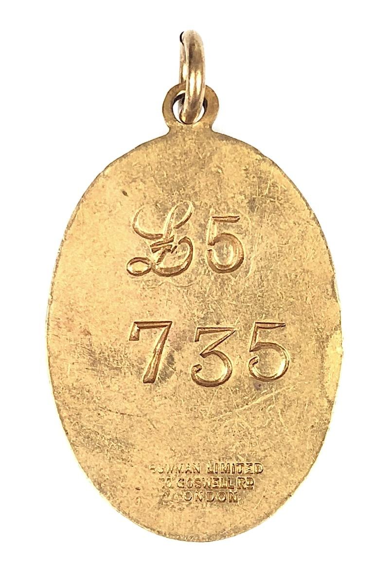 1912 Newmarket Private Stand gentlemans horse racing club badge — image 2