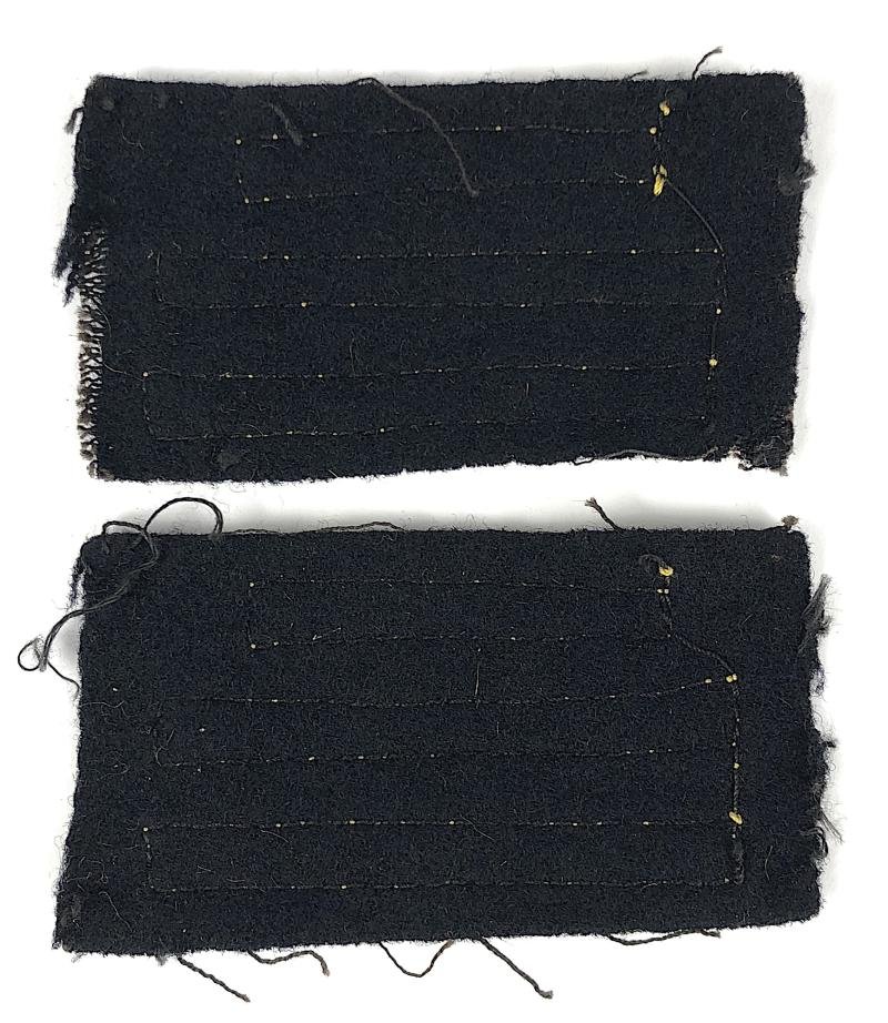 Civil Defence Warden Herringbone Pattern Pair of Rank Bar badges — image 2