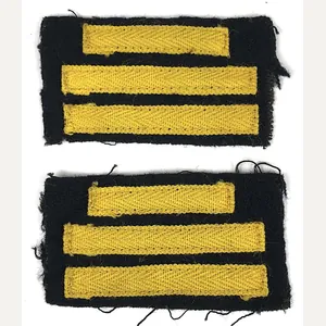 Civil Defence Warden Herringbone Pattern Pair of Rank Bar badges