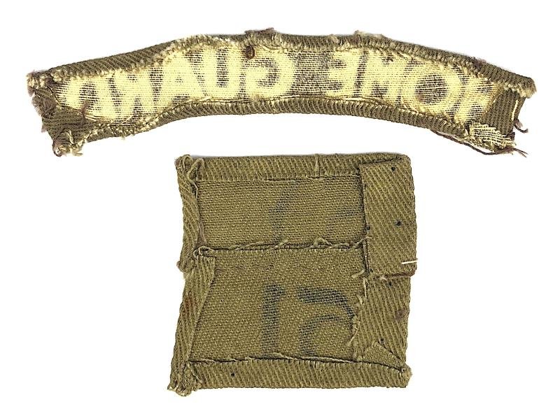 Home Guard SY 51 Malden Surrey cloth designation badges — image 2
