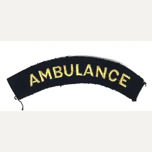 Civil Defence Ambulance Shoulder Title Post War Badge