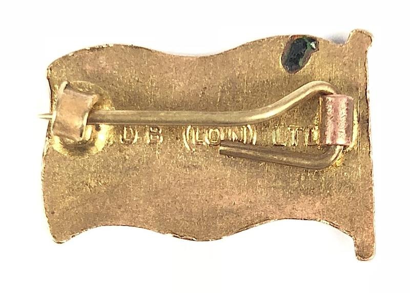 Pontins Holiday Camp Bracklesham Bay enamel flag badge — image 2