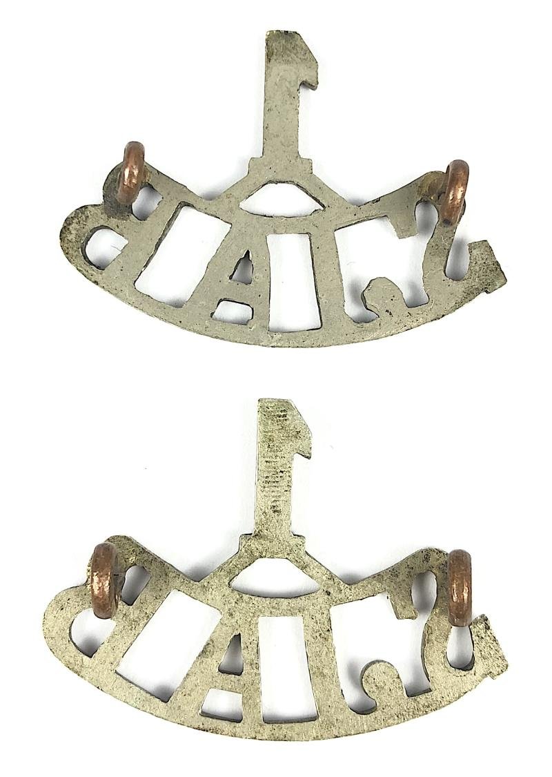 St John Ambulance Brigade pair of shoulder title badges — image 2