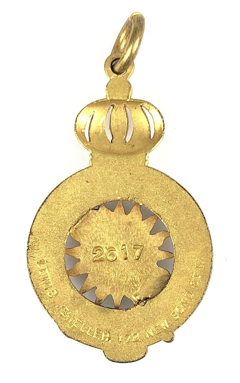 1886 Sandown Park gentlemans horse racing club badge — image 2