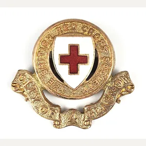 British Red Cross City of Glasgow 4 Cap Badge