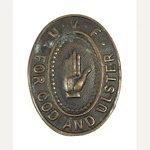 UVF For God And Ulster Belfast South Irish badge
