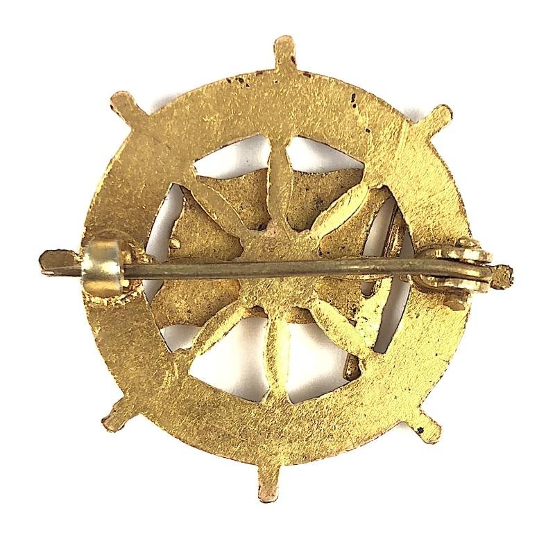 S S Avoceta Yeoward Line ships wheel badge Sunk by torpedo 1941 — image 2