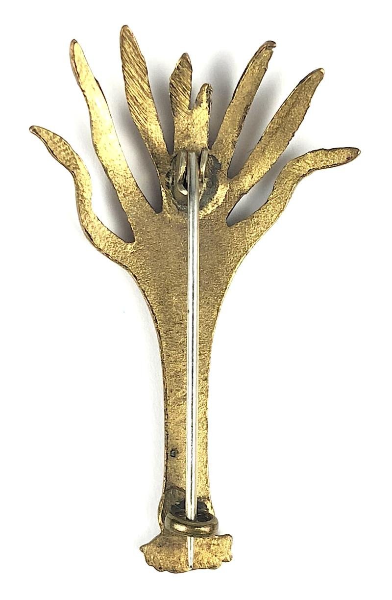 WW2 ATS Personnel Attached Welsh Guards Breast Badge — image 2