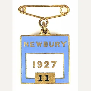 1927 Newbury Racecourse horse racing club badge