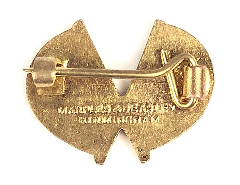 Italy and British Alliance Crossed Flags Pin Badge post 1943 — image 2