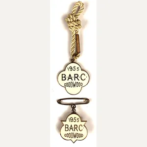 British Automobile Racing Club 1955 BARC Goodwood 1955 pair of …