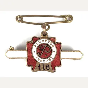 1950 - 51 Plumpton Racecourse horse racing club badge